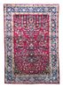 Antique Silk Kashan 4'5'' x 6'6''