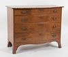 Federal Mahogany Bow Front Chest of Drawers
