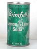 1972 Brimfull Lemon Lime Soda Hopkins Minnesota 12oz Ring Top Can 