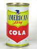 1962 American Dry Cola Manchester New Hampshire 12oz Flat Top Can 