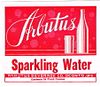 1950 Arbutus Sparkling Water Oconto Wisconsin 24oz Label 