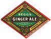 1910 Begg's Ginger Ale Helidon Spa Water Co. Brisbane Australia Label 