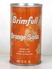 1972 Brimfull Orange Soda Hopkins Minnesota 12oz Ring Top Can 
