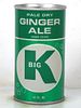 1966 Big K Ginger Ale Cincinnati Ohio 12oz Fan Tab Can 