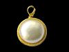 14 kt Yellow Gold and  Mabe Pearl Necklace Pendant