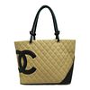 CHANEL CAMBON LINE LEATHER TOTE BAG