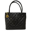 CHANEL MEDALLION LEATHER TOTE BAG