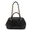CHANEL CAMBON LEATHER TWO-WAY SHOULDER BAG