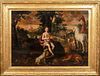 ORPHEUS ENCHANTING THE ANIMALS OIL PAINTING