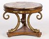 Regency Style Marble Top Center Table, 20th C