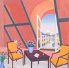 Fanch Ledan (b. 1949), Mansarde a Montmartre, Acrylic
