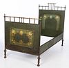 Vintage French Iron Twin Bed