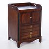 English Mahogany Collector's Side Cabinet, 19th C