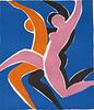 Villemot (1911-1998), The Dance, Lithograph, 1984