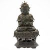 Chinese Bronze Guanyin, Ming Dynasty, 17th C