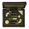 Miniature Cased Set Of Percussion Pepperbox Pistols
