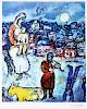 Marc Chagall "Le Violinist Et L'Acrobate" Litho