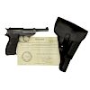 **Walther P-38 AC-40 with Capture Papers and Holster