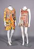 TWO PUCCI COTTON CREPE MINIDRESSES, ITALY 1960s