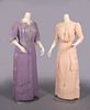 TWO LINEN OR COTTON DAY DRESSES, c. 1912