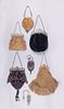 COLLECTION OF BEADED OR VELVET BAGS, 1910s-1920s