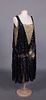 GOLD LAME’ & SEQUIN ENCRUSTED EVENING DRESS, MID 1920s