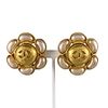 CHANEL FAUX PEARL GOLD PLATED EARRINGS