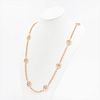CHANEL CIRCLE COCO GOLD PLATED NECKLACE