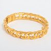 CHANEL COCO MARK GOLD PLATED BANGLE