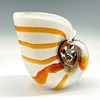 Collectible Art Glass Figurine, Nautilus Shell