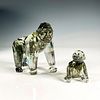 Swarovski Crystal Figurines, Gorillas