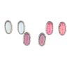 Navajo Opal & Sterling Stud Earrings (3 Sets)