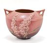 ROSEVILLE PINK FOXGLOVE DOUBLE HANDLED BOWL