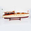 1929 Lake Union Dreamboat Large Wood Model Boat