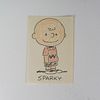 Charles Schulz (attr.) Crayon Drawing on Paper, Signed