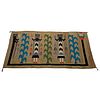 Antique Southwest Native American Indian Navajo Style Wool Yei Rug Circa 1930