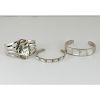 Southwestern Mother of Pearl and Silver Cuff Bracelet