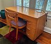 Mid Century Heywood Wakefield Desk and Chair