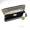J.E. Caldwell by Concord 14K Ladies Wristwatch Turquoise Ring