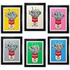 Mr. Brainwash, "Tomato Pop Set" 6 Framed Limited Edition Hand-Finished Silk Screens. Hand Signed and Certificate of Authenticity.