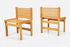 Gunnar Aagaard Andersen, 'Lamella' Chairs (2)