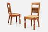 Andre Arbus (Attrib.), Hall Chairs (2)
