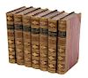 A Collection of Fifty-Six Miscellaneous Leather Bound Volumes