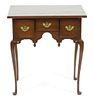 A Queen Anne Style Lowboy Height 27 1/2 x width 25 x depth 17 1/2 inches.