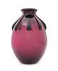 Style of Ercole Barovier, ITALY, 1980s, a glass vase