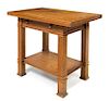 Frank Lloyd Wright, (American, 1867-1959), Pedestal table for the Frank L. Smith Bank, Dwight, Illinois, c. 1905