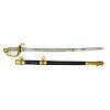 US Navy Model 1852 Identified Officer's Sword Manufactured by Ames
