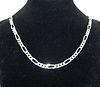 .925 Sterling Silver Figaro Chain 