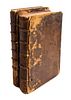 (RELIGION) Collection of two seventeenth-century religious works. Both full calf. Various places, various dates.