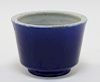Chinese Porcelain Monochrome Blue Bowl
